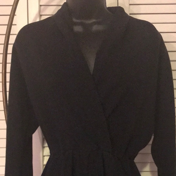 Vintage Black Bodycon Dress - Picture 2 of 4